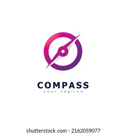 Compass Creative Concept Logo Design Template