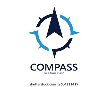Compass Creative Concept Logo Design Template