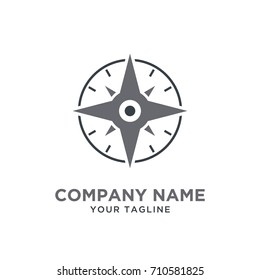 compass design logo template