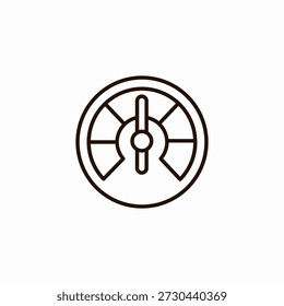 compass dial graphic icon sign vector