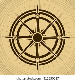 Compass digital design, vector illustration eps 10