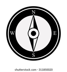 Compass digital design, vector illustration eps 10