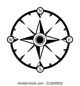Compass digital design, vector illustration eps 10