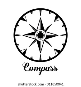 Compass digital design, vector illustration eps 10