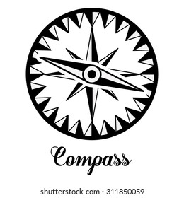 Compass digital design, vector illustration eps 10