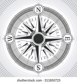 Compass digital design, vector illustration eps 10