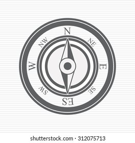 Compass digital design, vector illustration eps 10