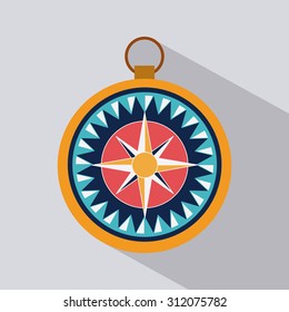 Compass digital design, vector illustration eps 10
