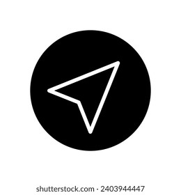 Compass, Direction icon design template
