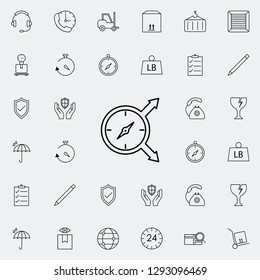 compass direction icon. logistics icons universal set for web and mobile