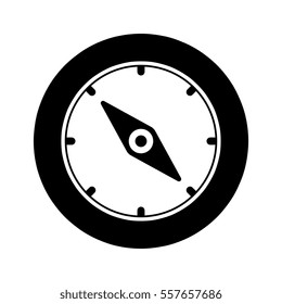 Compass Direction Icon Vector