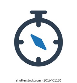 Compass direction icon.watch,travel (vector illustration)