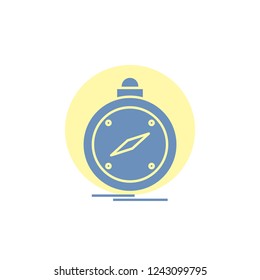 compass, direction, navigation, gps, location Glyph Icon.