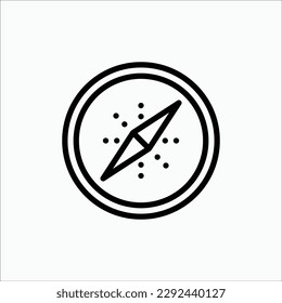 Kompass, Richtungs-Symbol
