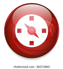 Compass directions icon