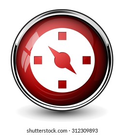 Compass directions icon
