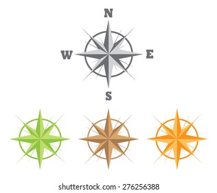 Compass directions - Vector icon isolated