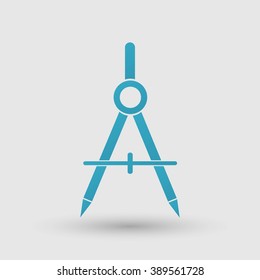 compass, dividers icon