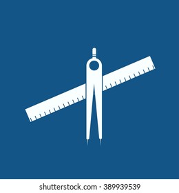 compass, dividers icon