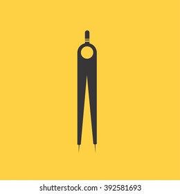 compass, dividers icon