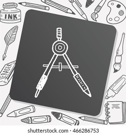 compass doodle