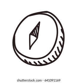 compass draw doodle