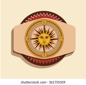 compass emblem design 