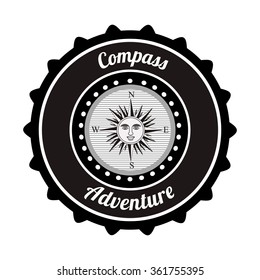 compass emblem design 