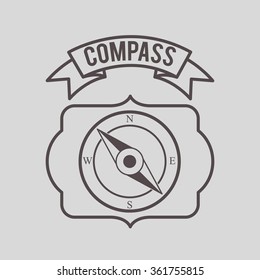 compass emblem design 