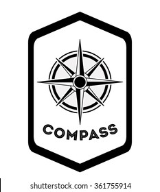 compass emblem design 