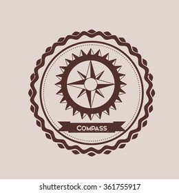 compass emblem design 