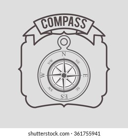 compass emblem design 