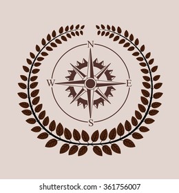 compass emblem design 