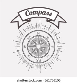 compass emblem design 