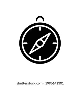 Ilustración de vectores de iconos rellenados por brújula