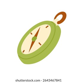 compass flat design illustration isolated 