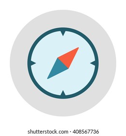 Compass flat icon