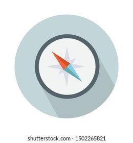 compass flat icon - From Map, Navigation, and Location Icons set