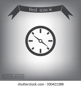 Compass flat icon. Vector illustration EPS.