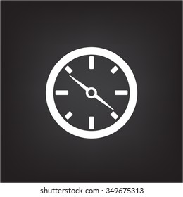 Compass flat icon. Vector illustration EPS.