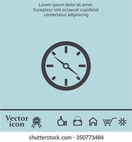 Compass flat icon. Vector illustration EPS.