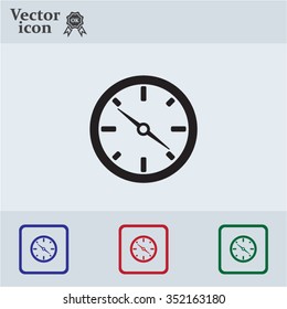Compass flat icon. Vector illustration EPS.