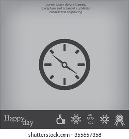 Compass flat icon. Vector illustration EPS.