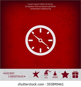 Compass flat icon. Vector illustration EPS.