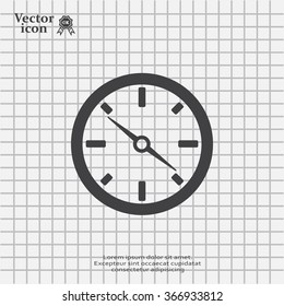 Compass flat icon. Vector illustration EPS.