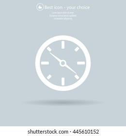 Compass flat icon. Vector illustration EPS.