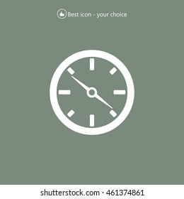 Compass flat icon. Vector illustration EPS.