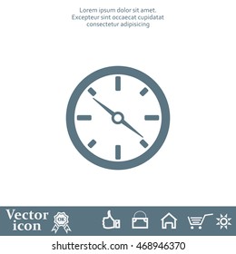 Compass flat icon. Vector illustration EPS.