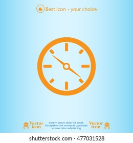 Compass flat icon. Vector illustration EPS.