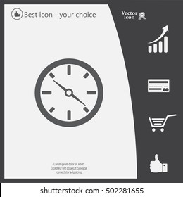 Compass flat icon. Vector illustration EPS.